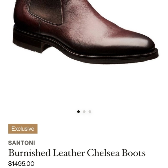 Santoni Chelsea Boots - Picture 8 of 9